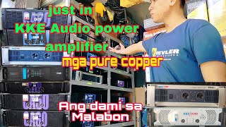 Ang Dami KKE Audio power amplifier sa Malabon  ibat ibang model pure copper pa [upl. by Llirrehs684]