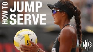 How to Jump Serve  Beach Volleyball Tutorial [upl. by Dorlisa]