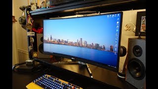 BenQ EX3501R review  35quot curved 1440p HDR monitor  By TotallydubbedHD [upl. by Sylram]