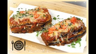 How to make Italian Vegetarian Eggplant Parmesan  Living With Foxx [upl. by Liew]