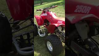 Honda TRX250r is a fast four wheeler to play with vintageracing honda 250r [upl. by Azar244]