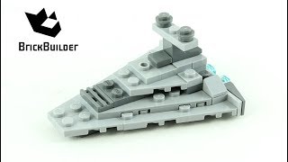 Lego Star Wars 30056 Star Destroyer  Lego Speed Build [upl. by Ahsilat]