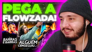 FLOWS ABSURDOS NAS BATALHAS DE RIMA 🔥 SATISFATÓRIO  REACT BAUEB [upl. by Tirza]