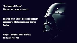 Star Wars  The Imperial March  Realistic MIDI mockup  Original music by John Williams [upl. by Ellynad]