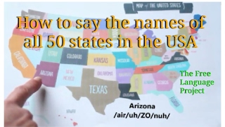 How to correctly pronounce all of the 50 states in the United States  Learn English ❤ [upl. by Arerrac]