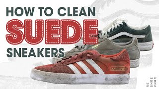 How To Clean Your Suede Sneakers  The BEST Way [upl. by Marissa]