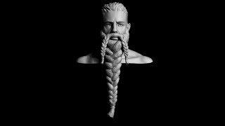 Braided Beard in Zbrush for beginners [upl. by Linetta625]