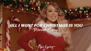 All I Want For Christmas Is You  Mariah Carey  Letra En Español [upl. by Enaht285]