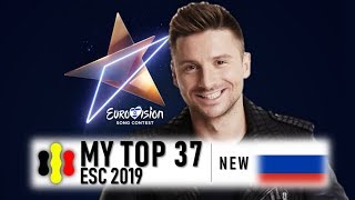 ESC 2019  My top 37 [upl. by Flagler821]