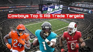 Top 5 Dallas Cowboys Running Back Trade Targets [upl. by Eilesor]