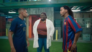 Amazing New Nike World Cup 2022 Advert with all legends R9  CR7 Ronaldinho and Mbappe [upl. by Dittman]