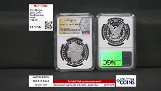 2023 Morgan Silver Dollar  San Francisco Proof  NGC 70 [upl. by Miller]