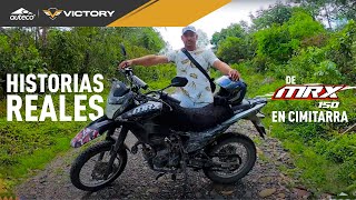 José Luis el verdadero mototaxista cuenta su experiencia con la VICTORY MRX 150 [upl. by Ahcsim]