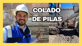 COLADO de Pilas de Cimentación🚧 con tubo Tremie [upl. by Ignatia]