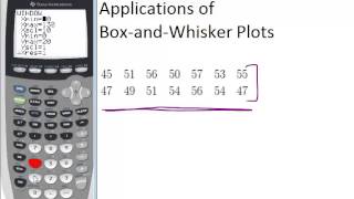 Applications of Box and Whisker Plots Lesson Basic Probability and Statistics Concepts [upl. by Norak428]