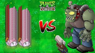 PVZ Challenge  99 Cattail Vs Dr Zomboss pvzhack plantsvszombies pvz pvzgameplay [upl. by Nagle97]