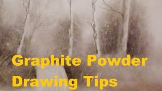 Graphite Powder Drawing Tips [upl. by Amolap]