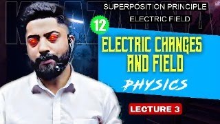 LECTURE 3 SUPERPOSITION PRINCIPLE ELECTRIC CHARGES AND FIELD [upl. by Eciruam667]