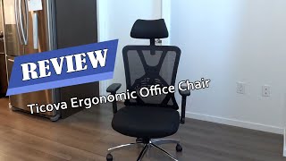 Ticova Ergonomic Office Chair  Assembly amp Review [upl. by Trellas]