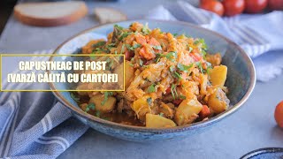 CAPUSTNEAC DE POST VARZĂ CĂLITĂ CU CARTOFI I Valeries Food [upl. by Eatnahc908]