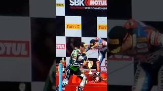 Toprak Razgatlioglu takut sampanye motogp mamankracing shorts [upl. by Gomer]