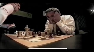 KASPAROV Reakcija na pogrešan potez  ANAND vs KASPAROV  736 [upl. by Lavery]