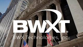 BWXT Investor Day  New York Stock Exchange Closing Bell [upl. by Naret968]