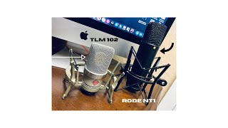 Rode NT1 vs TLM 102 [upl. by Connelly]