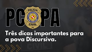 PCPA  Discursivas  Três Dicas Importantes [upl. by Luckin]