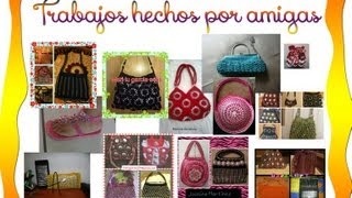 Bolsas Tejidas  Hechas por amigas A la venta [upl. by Aliza175]