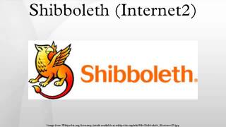 Shibboleth Internet2 [upl. by Anuayek204]