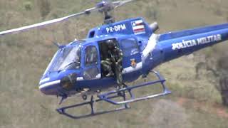 Operação da policia militar com apoio de helicóptero em baixa grande BA [upl. by Curley90]