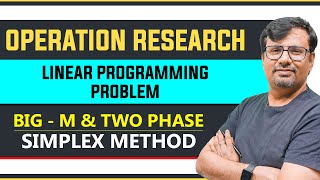 Operation Research  Two Phase Simplex Method  Linear Programming [upl. by Abil595]