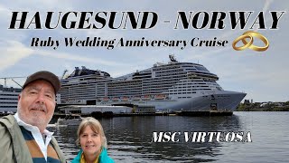 Exploring HAUGESUND NORWAY  MSC Virtuosa Norwegian Fjords Cruise [upl. by Borszcz]