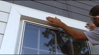 How to Trim Out a Window with Fiber Cement Siding and Insulation [upl. by Ydiarf477]