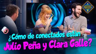 Nivel de telepatía entre Clara Galle y Julio Peña  El Hormiguero [upl. by Anilram]