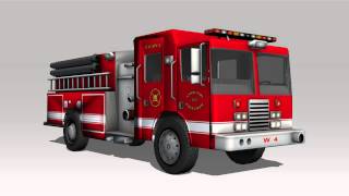 Fire Truck Siren  Free Sound Effects [upl. by Dunstan]