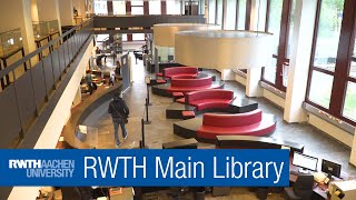 Library Tour at RWTH main Library 📚 [upl. by Atnad]