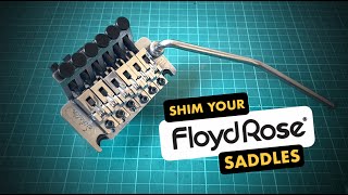 How to shim your Floyd Rose bridge [upl. by Roderica]