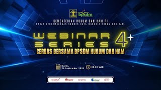 WEBINAR SERIES 4 dengan Tema quotJabatan Fungsional sebagai Investasi SDM Bagi Organisasi Masa Depanquot [upl. by Trinetta504]