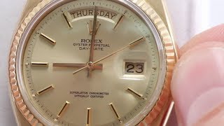 How to Set Day amp Date on Your Rolex Watch [upl. by Neel]