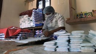 Rural Indias lowcost sanitary pad revolution [upl. by Dhar]