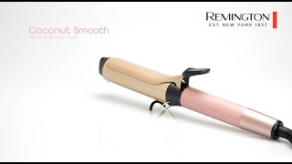 Remington Coconut Smooth 38mm Curling Tong 360 Video [upl. by Lluj167]