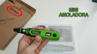 La ponemos a prueba  REVIEW mini amoladora GINOUR  ¿Qué opino 2022 [upl. by Atiana746]