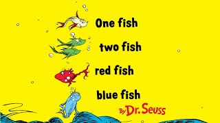 One fish Two fish Red fish Blue fish by Dr Seuss Audiobook Read Along  Book in Bed [upl. by Trimble]