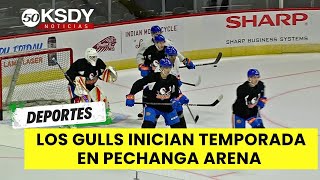 Gulls hockey inician la temporada ante sus aficionados en Pechanga Arena [upl. by Sillaw]