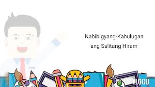 PagbibigayKahulugan sa mga Salitang Hiram [upl. by Trilley]