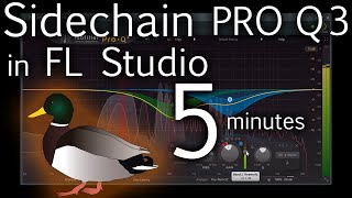 How To Sidechain Pro Q 3 in FL Studio  5 Minute Tutorial [upl. by Lehmann465]