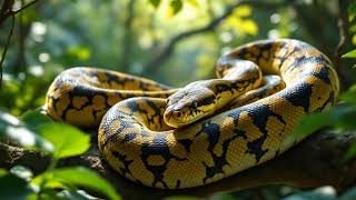 The Reticulated Python Malayopython reticulatus is one of the world’s longest and heaviest snake [upl. by Modesta731]