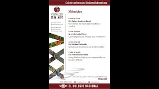 Ciclo CONABIO XXV Aniversario quotLa Biodiversidad Mexicanaquot Oct 24 2017 10h [upl. by Oirtemed]